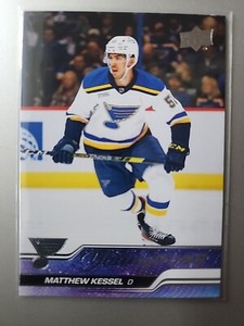 2023-24 Upper Deck Series 1 Hockey Young Guns Matthew Kessel #240 St. Louis...