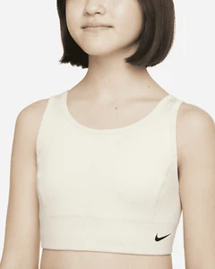 Nike Girls' Dri-FIT Swoosh Luxe Sports Bra - Picture 1 of 15