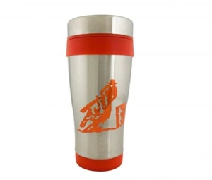 16 oz. ounce Stainless steel ORANGE BARREL RACER TUMBLER w/ Lid travel coffee - Picture 1 of 1