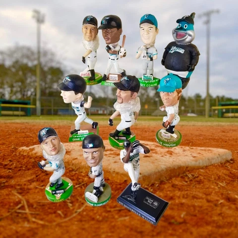 FLORIDA MARLINS MLB SGA BOBBLEHEADS - CASTILLO, CONINE, HOUGH, RODRIGUEZ,WILLIS+ Cover