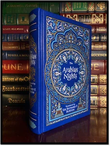 The Arabian Nights - Richard Burton Illustrated Leather Bound Hardback 1st Print - Picture 1 of 9