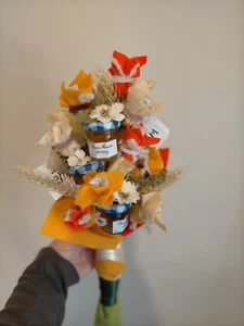 Handmade Personalised Bouquet , gift , teacher , Christmas , birthday . Colours - Picture 1 of 5