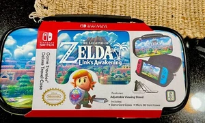 Legend of Zelda Links Awakening Deluxe Game Traveler Case for Nintendo Switch - Picture 1 of 2
