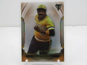 WILLIE STARGELL 2019 TOPPS TRIPLE THREADS AMBER PARALLEL! #132/199! PIRATES! - Picture 1 of 2