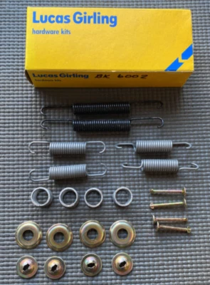 Kit de herrajes de freno Lucas Girling - BK6002 - para Datsun B110, B210 y F10 (1970-78) Foto 1 de 4