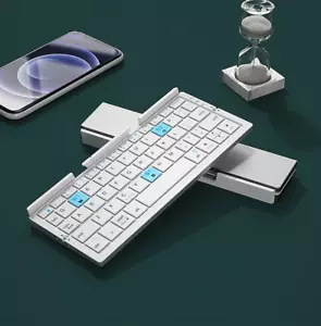 Teclado Bluetooth Plegable Jomaa Teclado Recargable Mini Plegable Inalámbrico Ke - Imagen 1 de 14