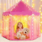 Kids Play Tent House with Led Lights Large Indoor & Outdoor Hexagon Princess