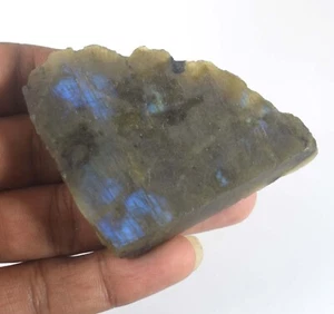 Regenbogen Schimmernder Labradorite 200.20 Karat / 53 MM Natur Heilsteine Slab - Picture 1 of 5