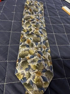 Ties To Nature Men’s Necktie Tie Leaf Botany Science Teacher 58” X 3.75” - Picture 1 of 6