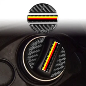 BRD Carbon Fiber Fuel Tank Cap Cover Decorative Sticker Car Accessories Trims - Picture 1 of 8