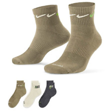 Nike Everyday Plus 3 Pack DRI-FIT Cushioned Ankle Socks Men L 8-12 #908