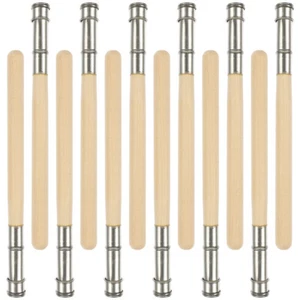 12 Pcs Pencil Extender School Lengtheners Makeup Wooden Pencils Holder - Picture 1 of 12