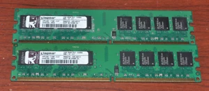 KINGSTON 2x2GB HP5189-2180-ELC PC2-6400U DESKTOP MEMORY RAM SET - Picture 1 of 2