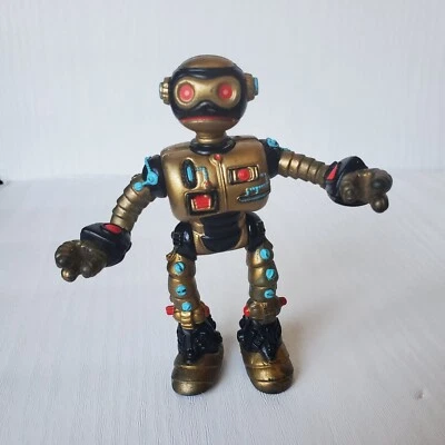 Robot Fugitoide De Colección Tortugas Ninja Adolescentes Mutantes Juguete Dorado Mirage Studios 1990 Foto 1 de 4