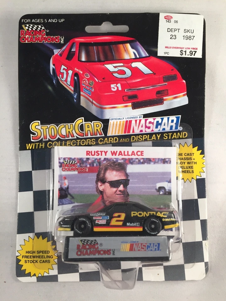Racing Champions 1991 Rusty Wallace #2 Pontiac Excitement Foto 1 de 1