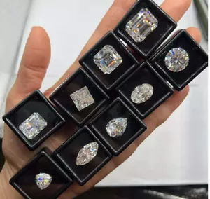 Lab Grown Every Shape Diamond CVD Loose FL-Clarity Certified Loose Diamond k - Picture 1 of 13