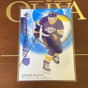 2020-21 Upper Deck SP BLUE Rookie Authentics Arthur Kaliyev Los Angeles NM SP RC