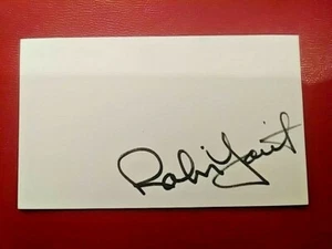 SIGNED Robin Yount, Milwaukee Brewers 1974-93 Signed Index Card Autograph, Auto - Picture 1 of 2