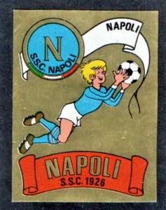 FIGUR FUSSBALLSPIELER PANINI 1980/81 N.209 NEAPEL ABZEICHEN MASKOTTCHEN REC - Bild 1 von 1