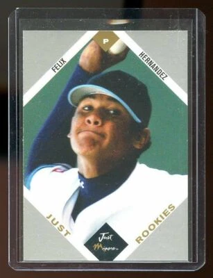 2003 Just Minors Silver Edition #27 Felix Hernandez Mariners Just Rookies RC - Image 1 of 2