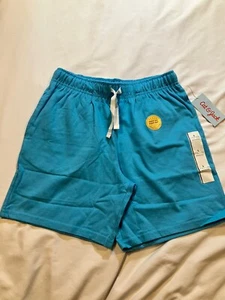 Cat & Jack Unisex Shorts Size Small (6/7) Light Blue Flexible Drawstring - Picture 1 of 4