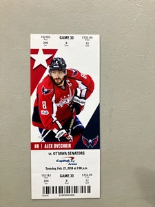 Alexander Ovechkin Ticket Washington Capitals - Picture 1 of 1