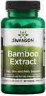 Swanson Bamboo Extract Organic Silica Hair, Skin & Nails Support 60 Veg Capsules
