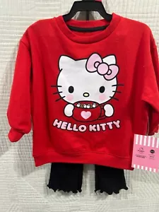 Hello Kitty 2 piece sweatshirt set size 18 M - Picture 1 of 8