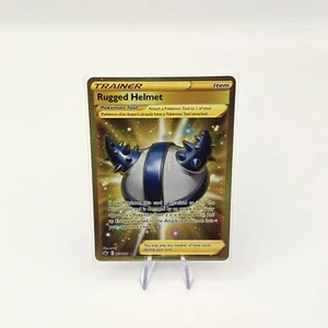 Rugged Helmet Gold Trainer 228/198 - Chilling Reign Pokemon Card - Picture 1 of 3