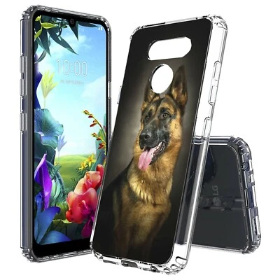 German Shepherd Slim Shockproof Hybrid Hard Cover Soft Bumper Case for LG Models - Image 1 of 4
