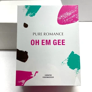 Pure Romance OH EM GEE Persönliches Massagegerät Wiederaufladbar 3 Geschwindigkeiten 7 Muster Versiegelt - Bild 1 von 10