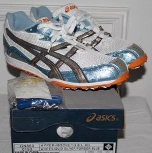 NEW BOX Asics Womens Hyper Rocketgirl XC Track Field Spikes Shoes Sneaker 10 - Picture 1 of 10