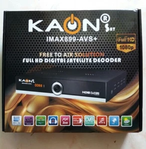 KAONSAT Ricevitore Satellitare IMAX899 AVS+ Decoder DVB-S S2 Full HD Kaon Sat - Foto 1 di 1