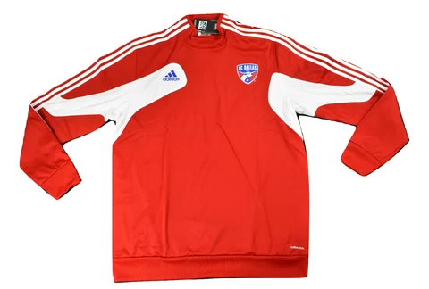 adidas MLS Mens F.C. Dallas Clima-cool Training Top Sweatshirt NWT S, M Cover
