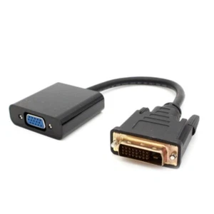 Fil convertisseur DVI-D vers VGA 125mm de long avec prise en charge puce intégrée sortie 1080P - Photo 1/8