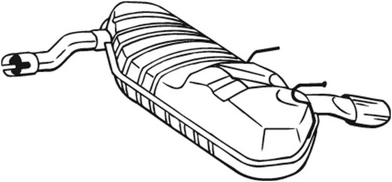 101 CV SILENZIATORE POSTERIORE PER VAUXHALL Vectra MK II (C) Station Wagon Z02 2 - Immagine 1 di 1