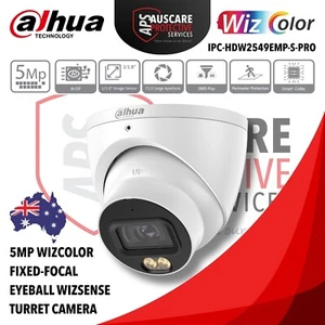 Dahua 5MP WizColor Fixed-focal Eyeball Turret Camera IPC-HDW2549EMP-S-PRO-ANZ - Picture 1 of 1