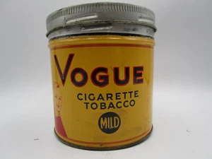 Vintage Vogue Cigarette Tobacco Tin Mild Canadian-Empty - Picture 1 of 8