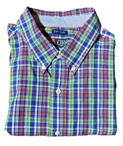 Chaps ~ Herren ~ Kurzarm ~ Button Down ~ pflegeleicht ~ mehrfarbig ~ kariert ~ Gr. XXL - Bild 1 von 4