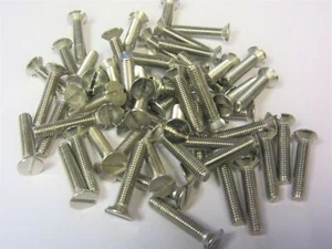M6 x 40 mm A2 EDELSTAHL MASCHINENSCHRAUBEN CSK SENKKOPF SCHLITZSCHRAUBEN - BOX mit 200 - Bild 1 von 2