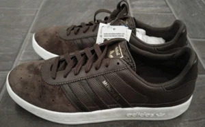 2012 ADIDAS MUNCHEN ESPRESSO/MUSTANG MARRONE taglia 46 2/3 UK 11,5 spzl V22771 trimm - Foto 1 di 1