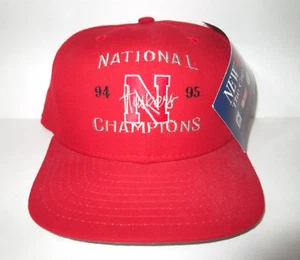 Nebraska Huskers 1995 National Champions New Era Low Profile Snapback Hat NWT - Picture 1 of 8