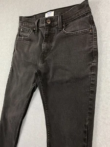 Levi's Denizen 216 Men's Size 30 w30 Black Denim Slim Straight Leg Jeans - Picture 1 of 20