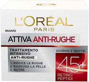 L'Oréal Paris Crema Viso Donna Antirughe Intensiva Giorno, 50 Ml, Confezione Da - Foto 1 di 4