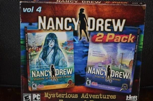 Nancy Drew vol. 4 Avventure Misteriose Ombra al bordo dell'acqua e Twister NUOVE - Foto 1 di 7