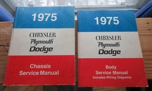 1975 Chrysler Plymouth Dodge Service Manuals, Chassis Drivetrain & Body w/Wiring - Bild 1 von 8