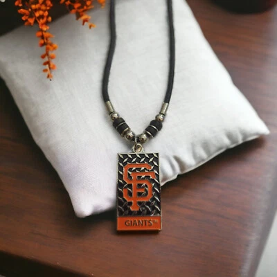 Siskiyou MLB Diamond Plate Rope Necklace SF Giants NIP - Image 1 of 2