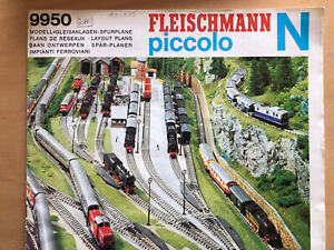Gleisplanheft - Fleischmann # N piccolo #  9950 # 32 Beispiele