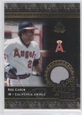 2007 SP Legendary Cuts A Stitch in Time Rod Carew #ST-RC HOF