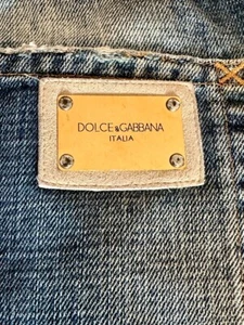 DOLCE & GABBANA CUSTOM DISTRESSED RIPPED JEANS Sz IT54 / UK44 - Picture 1 of 22